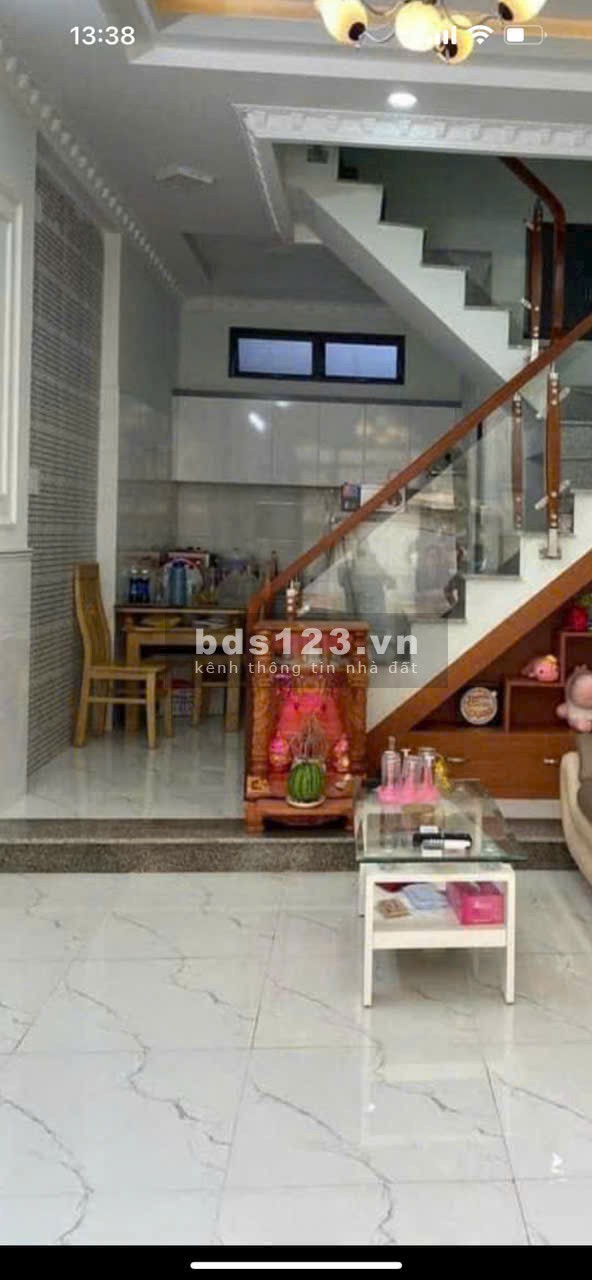 Bán nhà hẻm thông ra Huỳnh Tấn Phát, Nhà Bè, 3,5 x 8M, 1 trệt 2 lầu, 1.95 tỷ