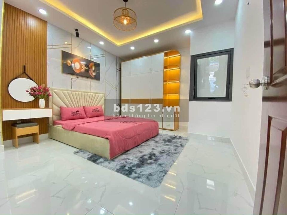 Bán nhà mới xây HXH 2 mặt tiền. Trệt + 3 lầu + ST. 7PN, 7WC. 5x14m nở hậu - P. Cầu Kho, Q1 - 10.9 tỷ
