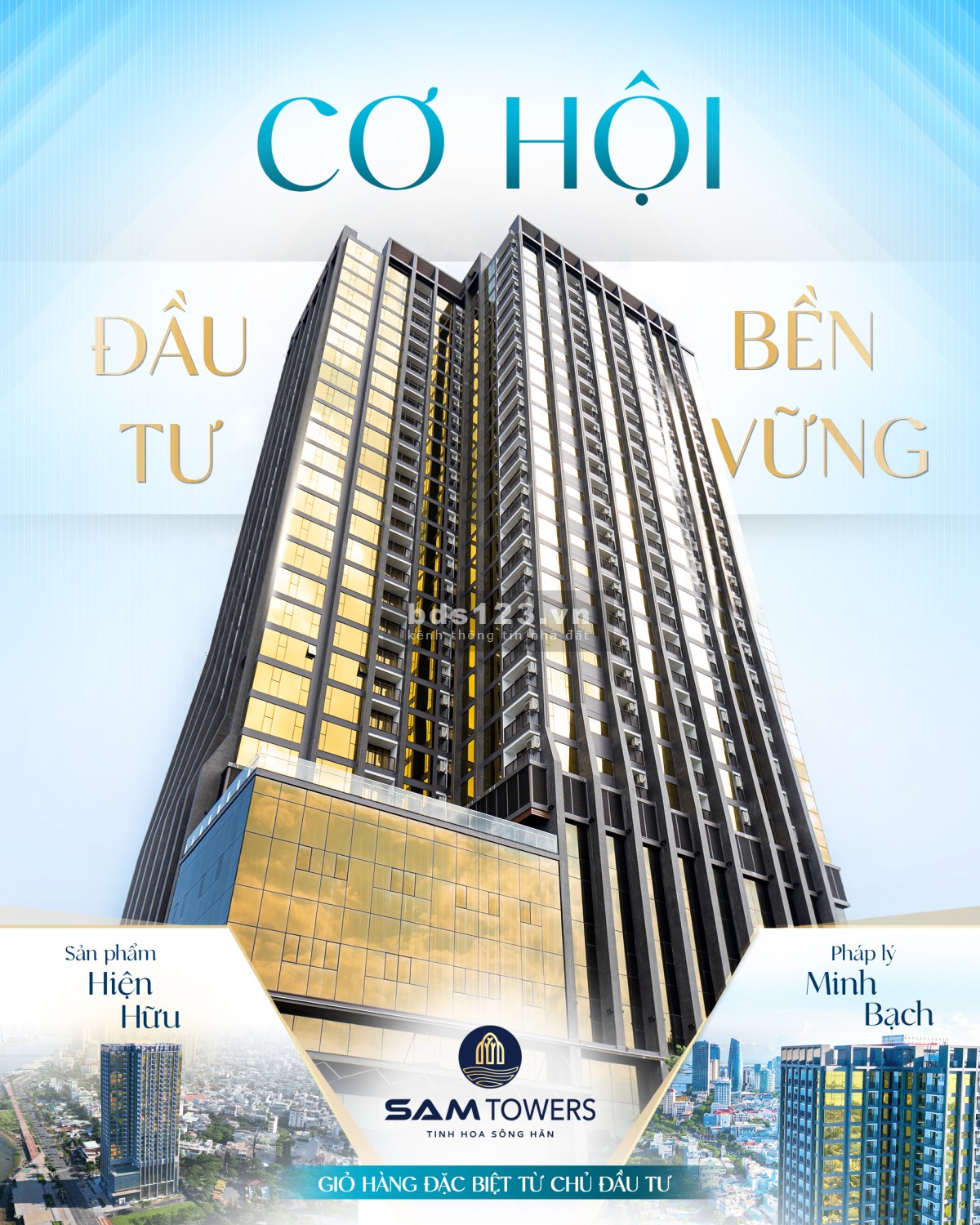 Hot Hot - Chỉ với 1.5 tỷ sở hữu ngay căn hộ mặt view trực diện sông Hàn - SAM Towers