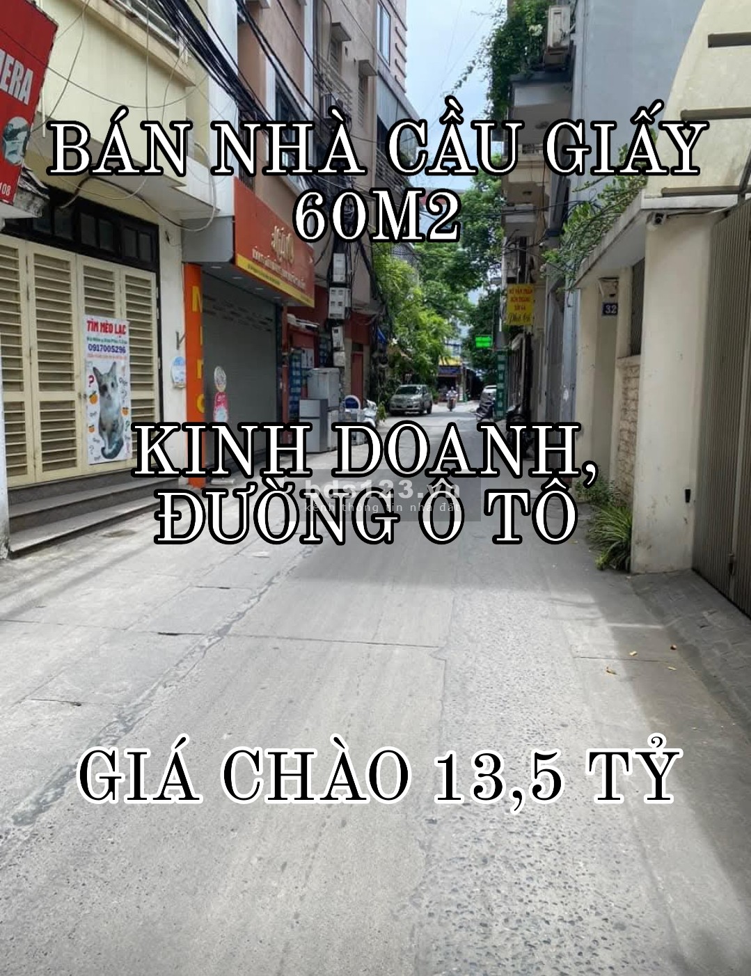 BÁN NHÀ CẦU GIẤY 60M2 - 5 TẦNG - MT 4M - GIÁ CHÀO 13,5 TỶ - GIÁ THƯƠNG LƯỢNG TỐT