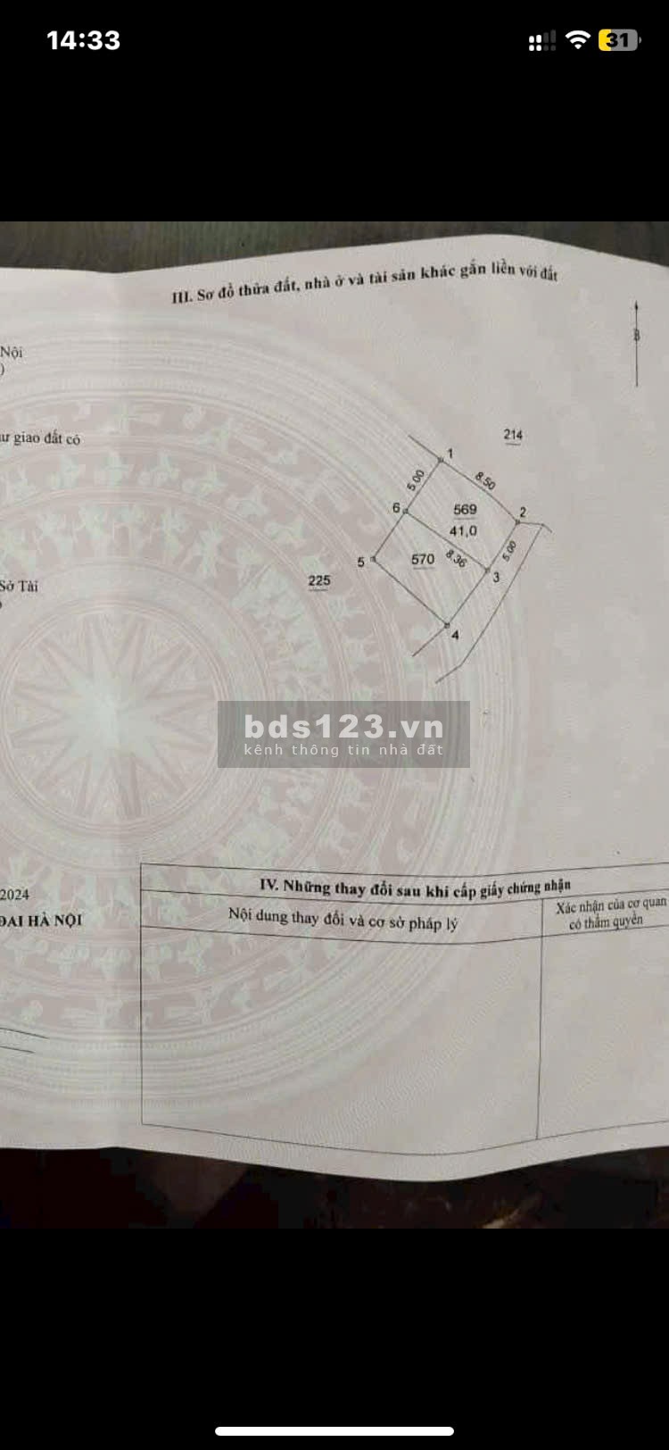 Chủ gửi bán lô đắt 41m2, giá siêu yêu