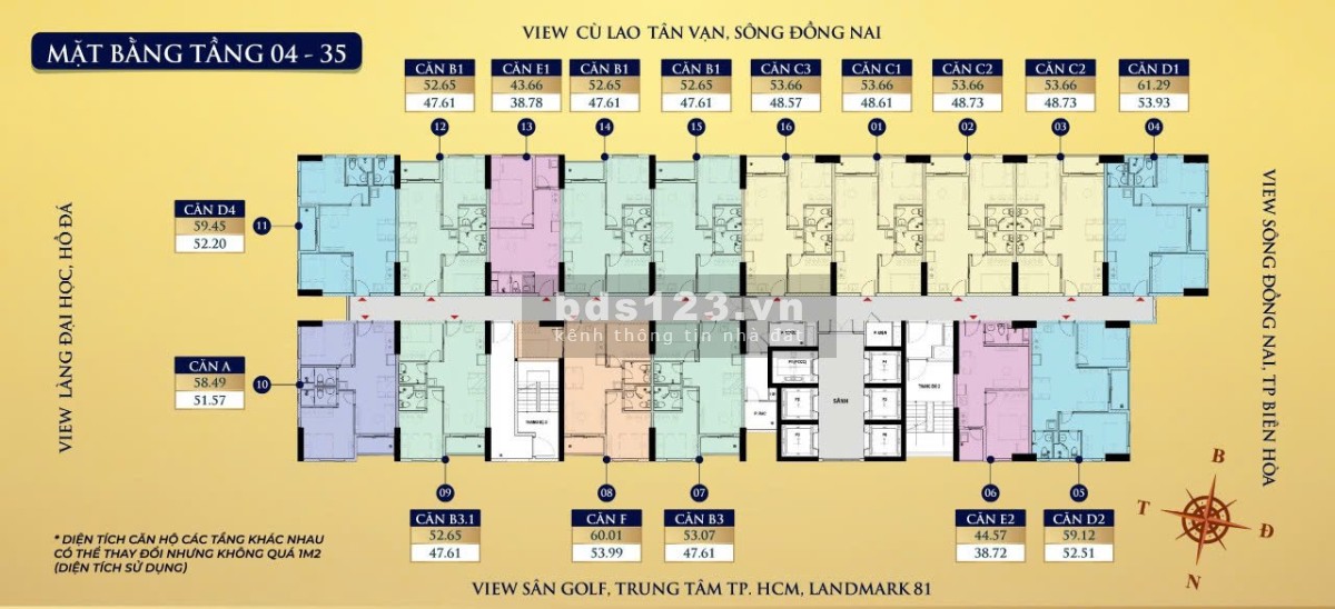 Cơ Hội Sở Hữu Căn Hộ Bcons Avenue. Vốn 400tr - Căn 53M2, 2PN, 2WC, Vị Trí Mặt Tiền Xa Lộ Hà Nội