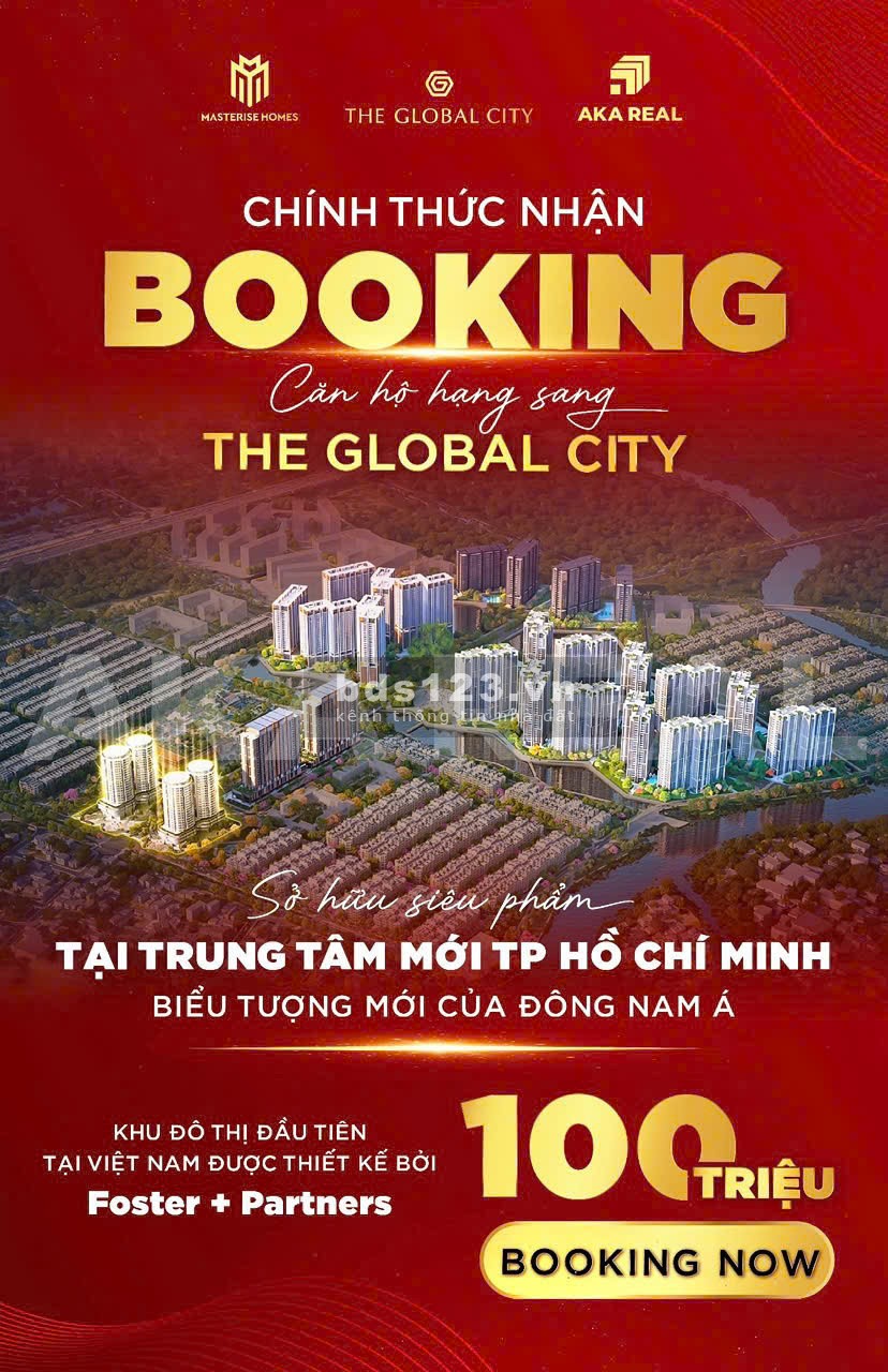 Nhận Booking bán căn hộ Global City - Mở bán đợt đầu tiên, 3 Block đẹp nhất. Giỏ hàng độc quyền