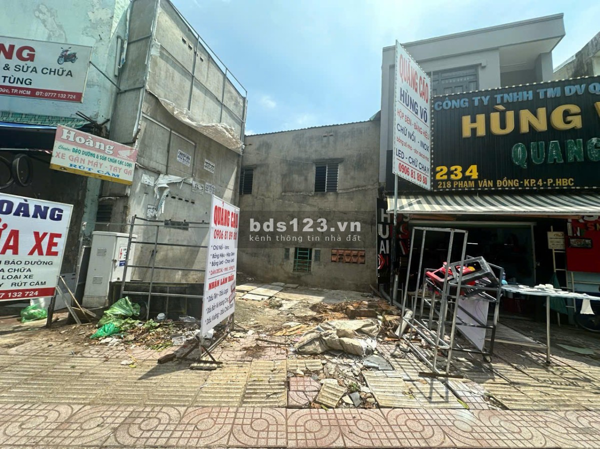 Nhà 2 mặt tiền Phạm Văn Đồng, Hiệp Bình Chánh, Thủ Đức 17.5tỷ/96m2