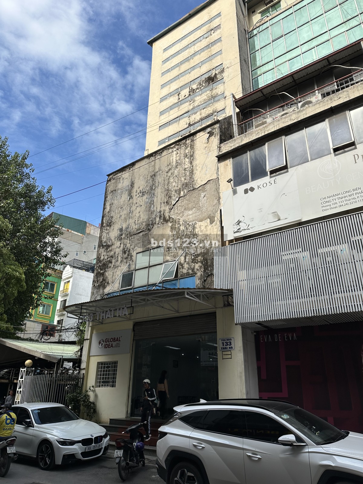 Cho thuê văn phòng mặt tiền phố Thái Hà