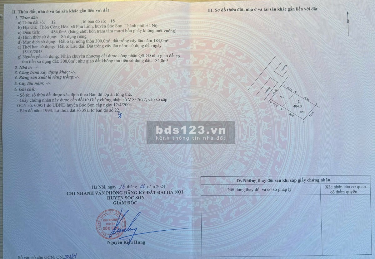 Chuyển nhượng lô đất đẹp với mặt tiền 15m, đường rộng 30m, vuông vắn, pháp lý chuẩn giá chỉ 17tr/m2
