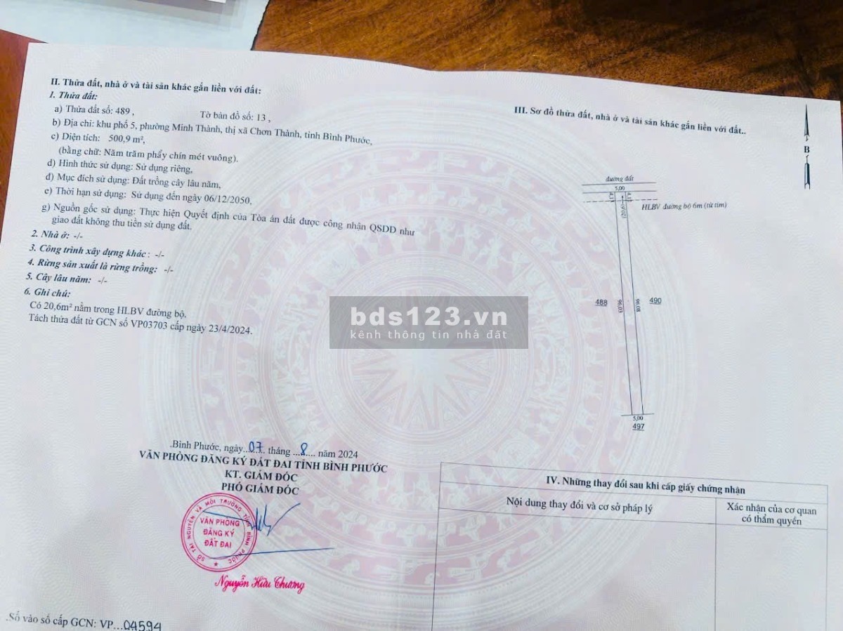 Bán Đất Chơn Thành SỔ SẴN & GIÁ TỐT