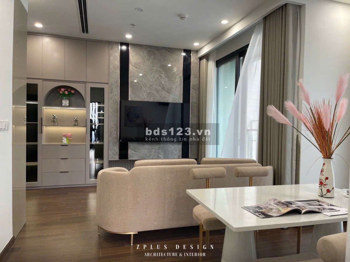Bán căn 2n+ 64m2 - Masteri A view hồ, full nội thất cao cấp - Vinhomes Smart City Tây Mỗ