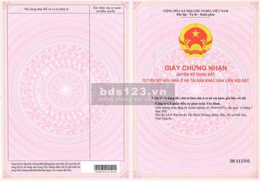 Khu đất SIÊU HIẾM - liền kề KCN Samsung Thái Nguyên