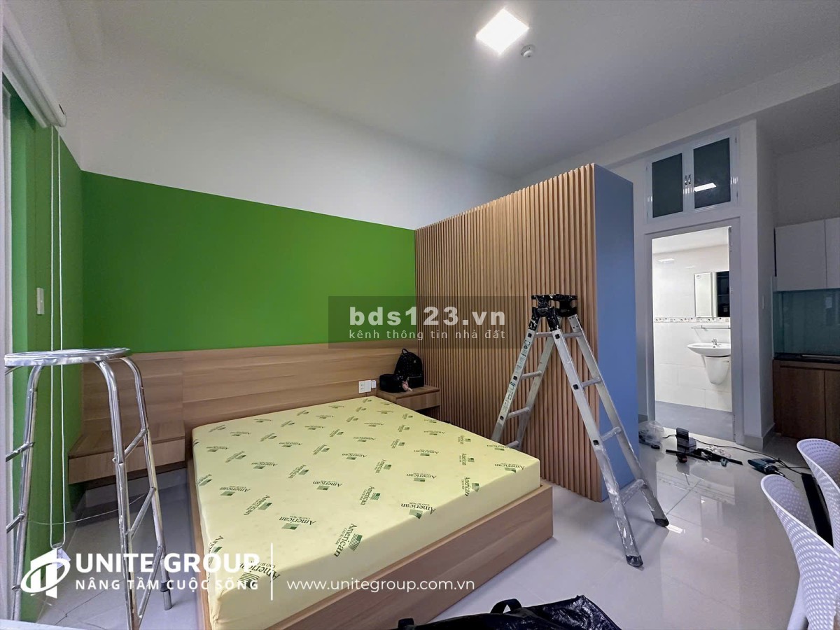 Studio mới chưa bóc seal ban công thoáng full NT Q8 gần cầu chữ Y đường Dương Bá Trạc