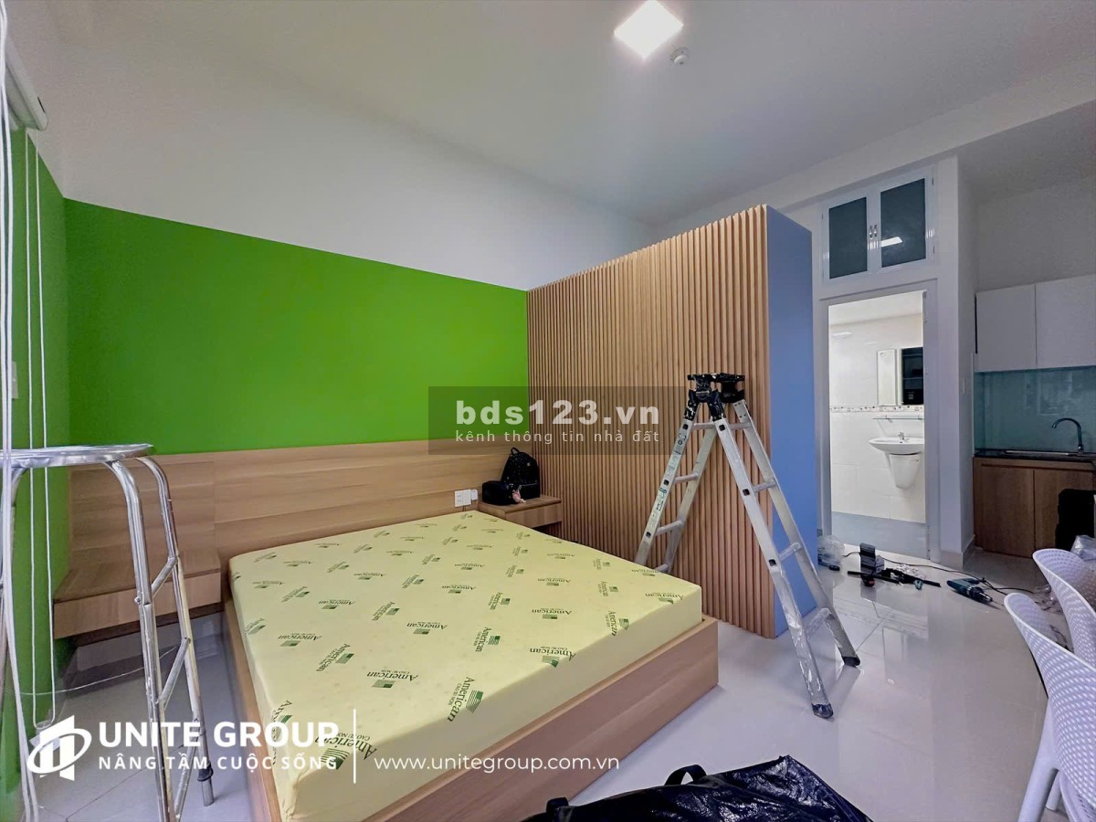 Studio mới chưa bóc seal ban công thoáng full NT Q8 gần cầu chữ Y đường Dương Bá Trạc