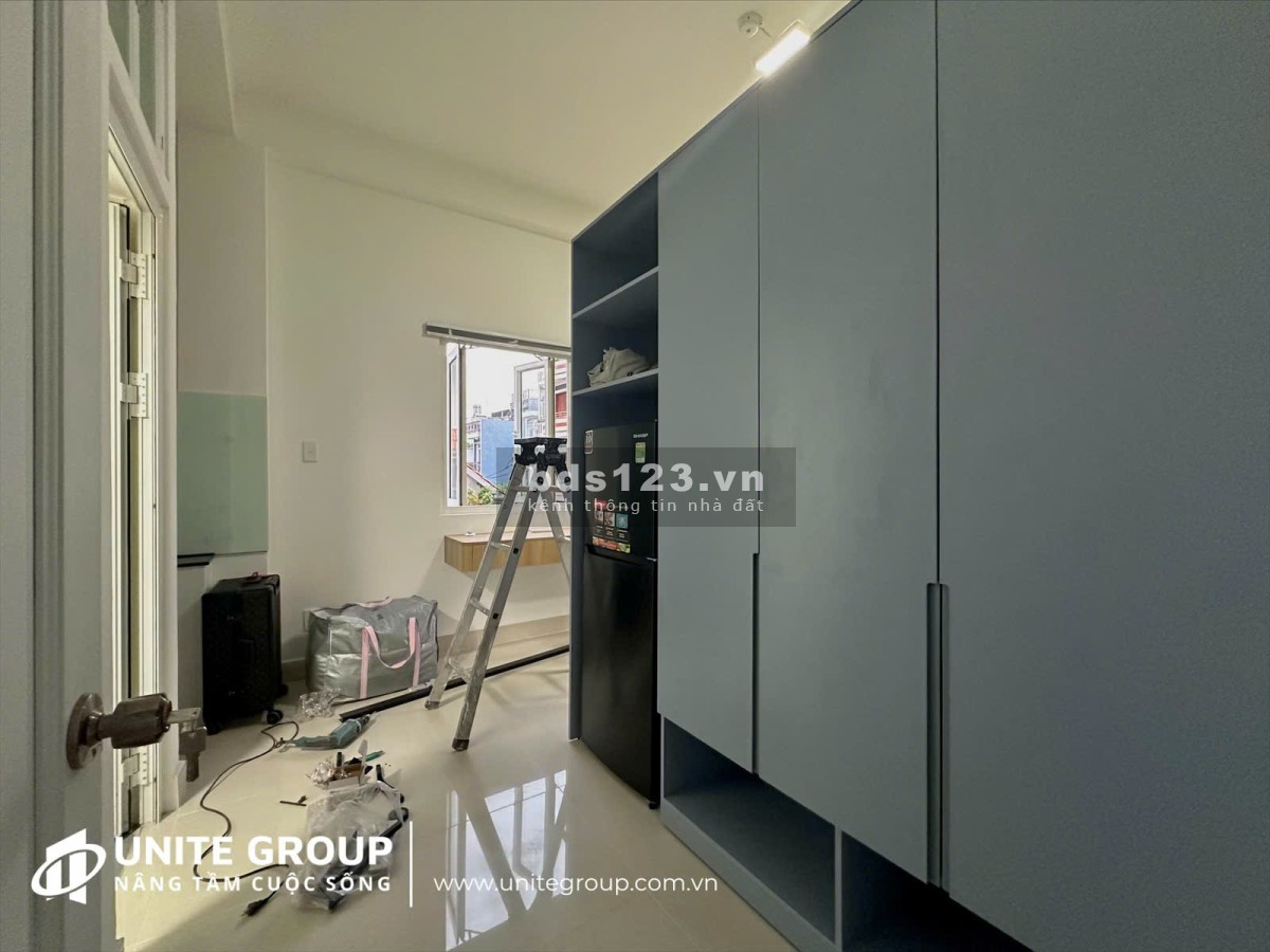 Studio mới chưa bóc seal ban công thoáng full NT Q8 gần cầu chữ Y đường Dương Bá Trạc