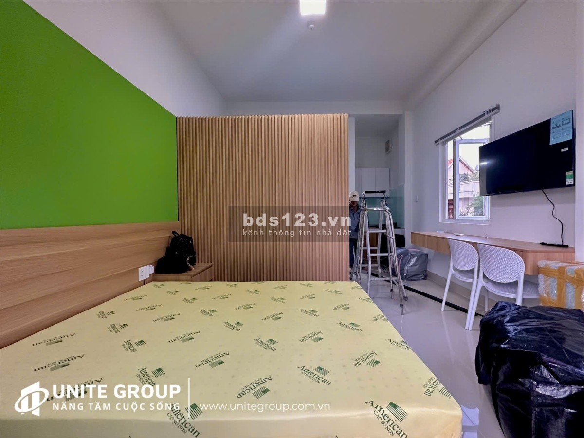Studio mới chưa bóc seal ban công thoáng full NT Q8 gần cầu chữ Y đường Dương Bá Trạc