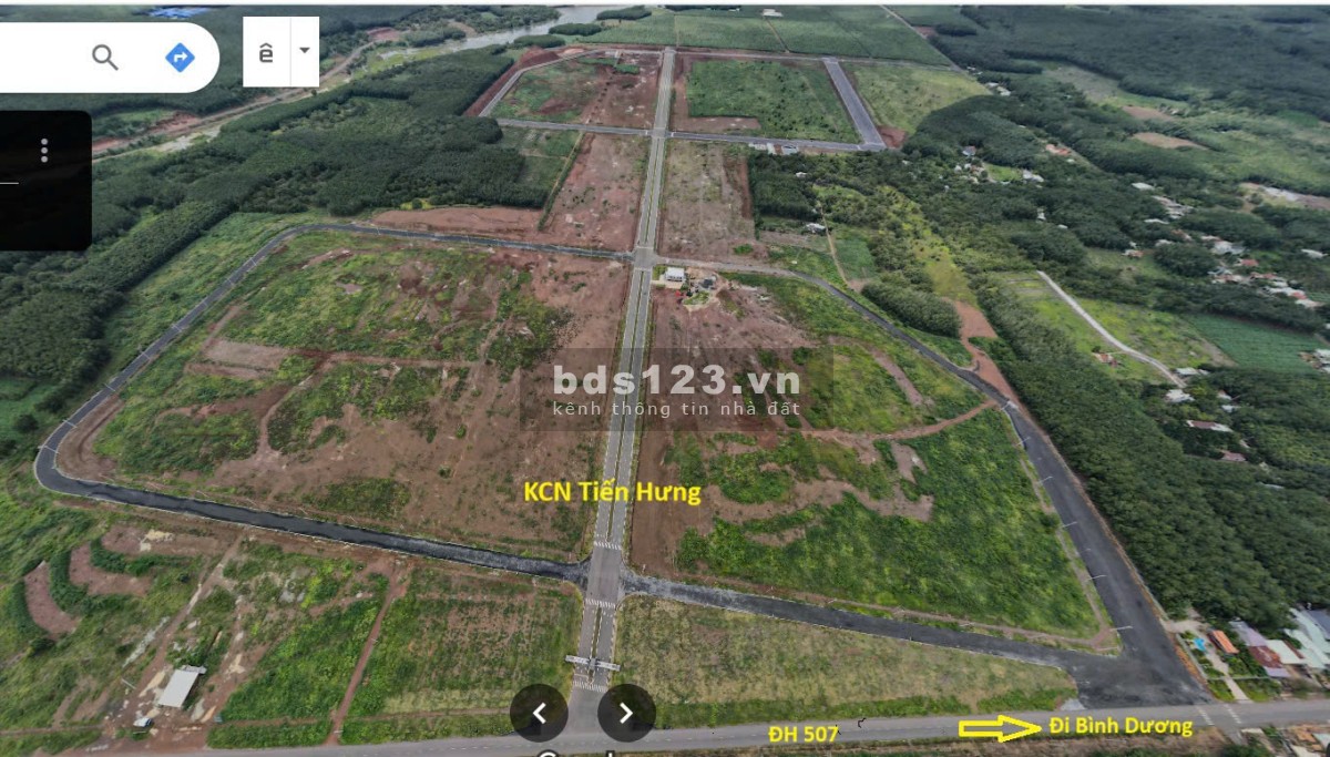 Đất ngay khu công nghiệp Tiến Hưng thành phố Đồng Xoài