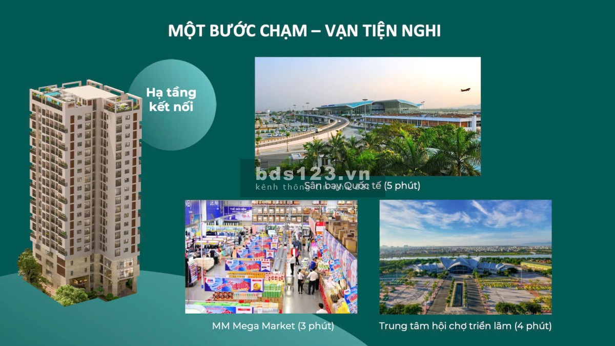 Căn hộ hiện đại khu vực Hải Châu - Đường Xô Viết Nghệ Tĩnh - Đối diện Trường ĐH Kiến Trúc, ĐH Đông Á