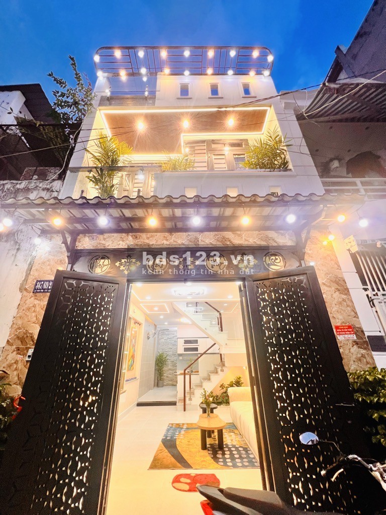 VIP ĐẸP LUNG LINH NGUYỄN VĂN KHỐI P9 GÒ VẤP, THÔNG SỐ CHUẨN 4X15, 3 TẦNG FULL NỘI THẤT, GIÁ 6,8 TỶ