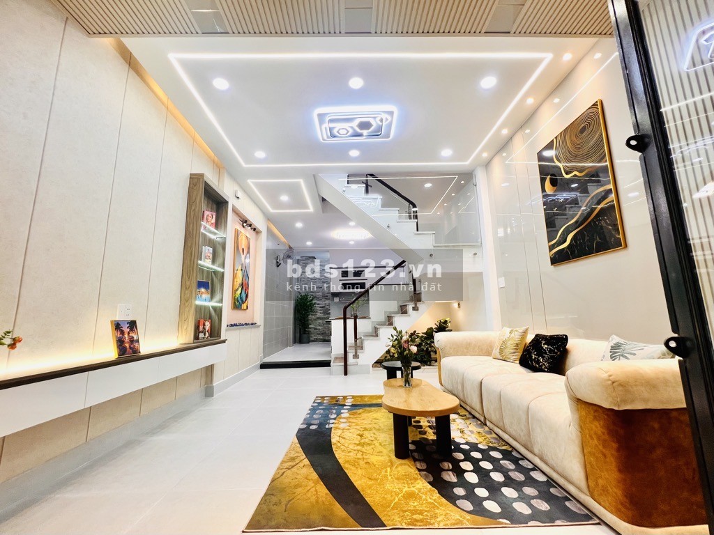 VIP ĐẸP LUNG LINH NGUYỄN VĂN KHỐI P9 GÒ VẤP, THÔNG SỐ CHUẨN 4X15, 3 TẦNG FULL NỘI THẤT, GIÁ 6,8 TỶ