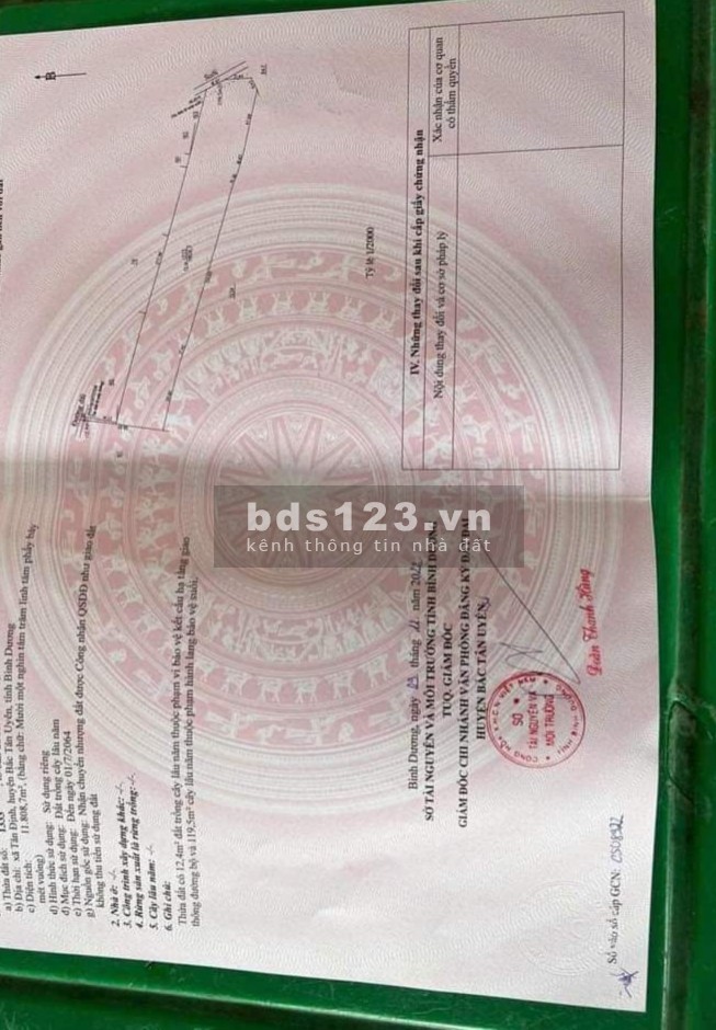 Bán đất vườn cao su 11808m2 giá rẻ 5.5 tỷ