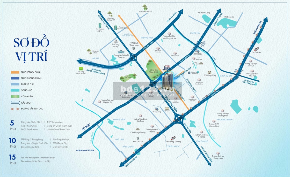 Căn 3PN 118m² duy nhất giá tốt tại Viha Complex 107 Nguyễn Tuân. Liên hệ ngay: 0971 796 714.