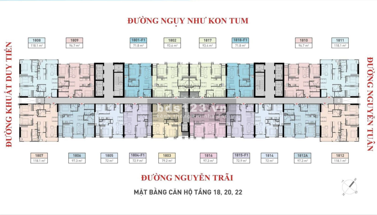 Căn 3PN 118m² duy nhất giá tốt tại Viha Complex 107 Nguyễn Tuân. Liên hệ ngay: 0971 796 714.