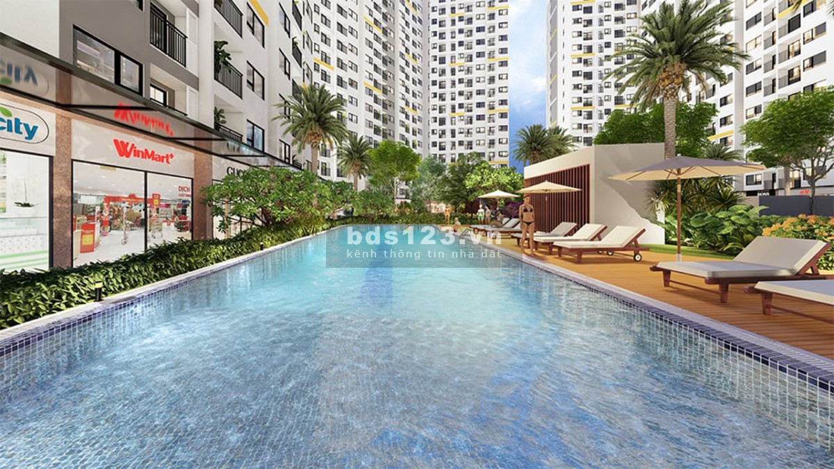 Suất nội bộ Destino Centro, 50m2, 2pn, 1,1 tỷ, mặt tiền QL1A, SHR.