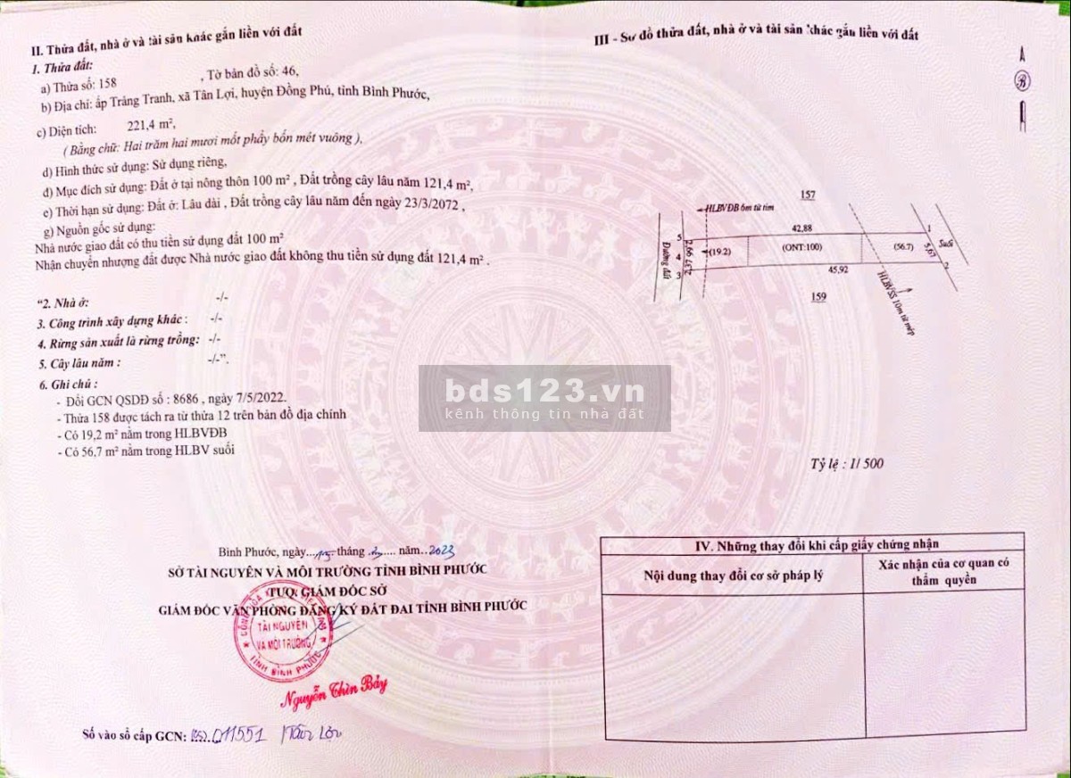 Đất gần khu công nghiệp đường Liên Xã