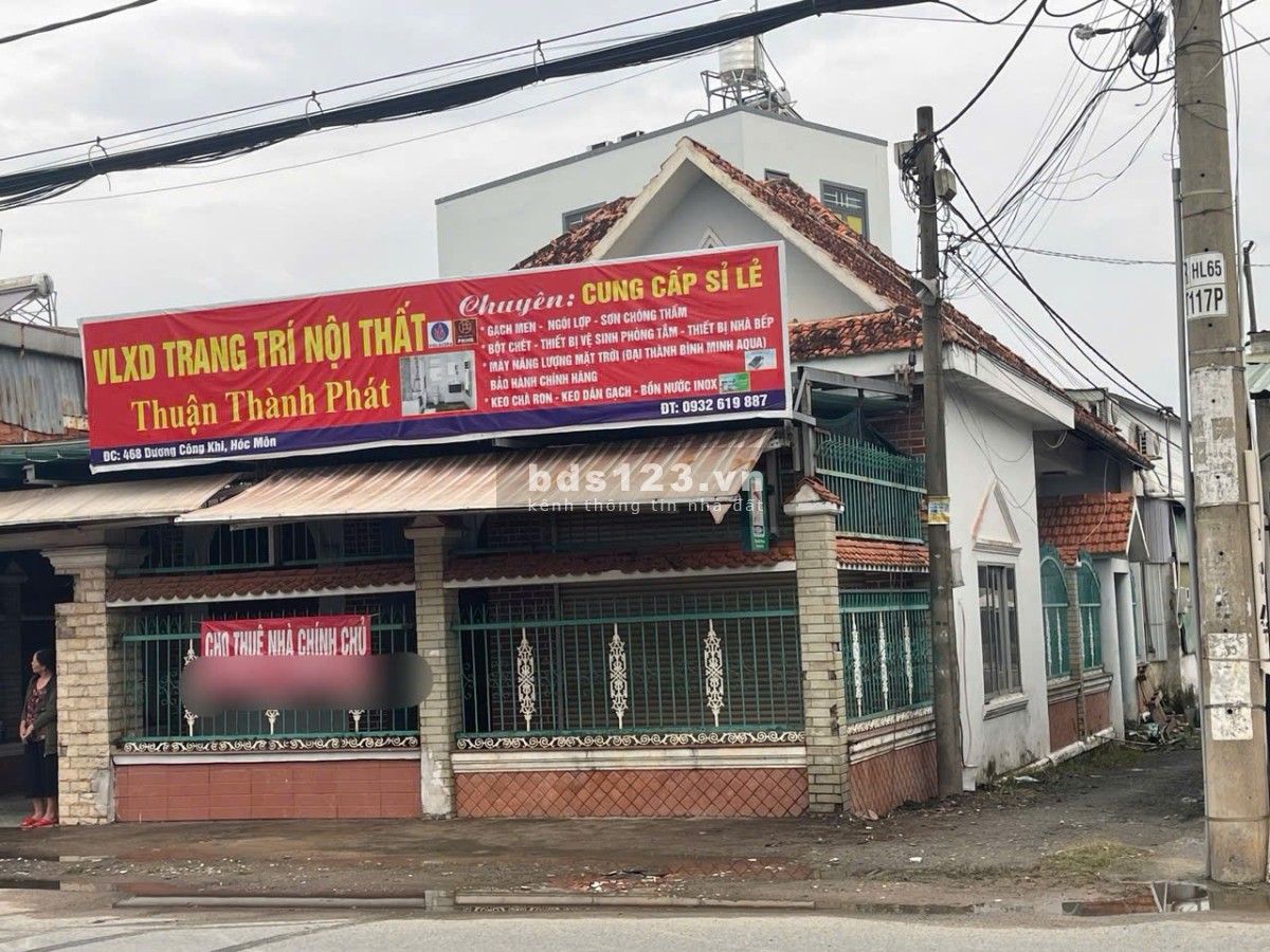 Cho thuê nhà kiểu biệt thự 2 MT 468 Dương Công Khi, Xã Tân Hiệp, Hóc Môn