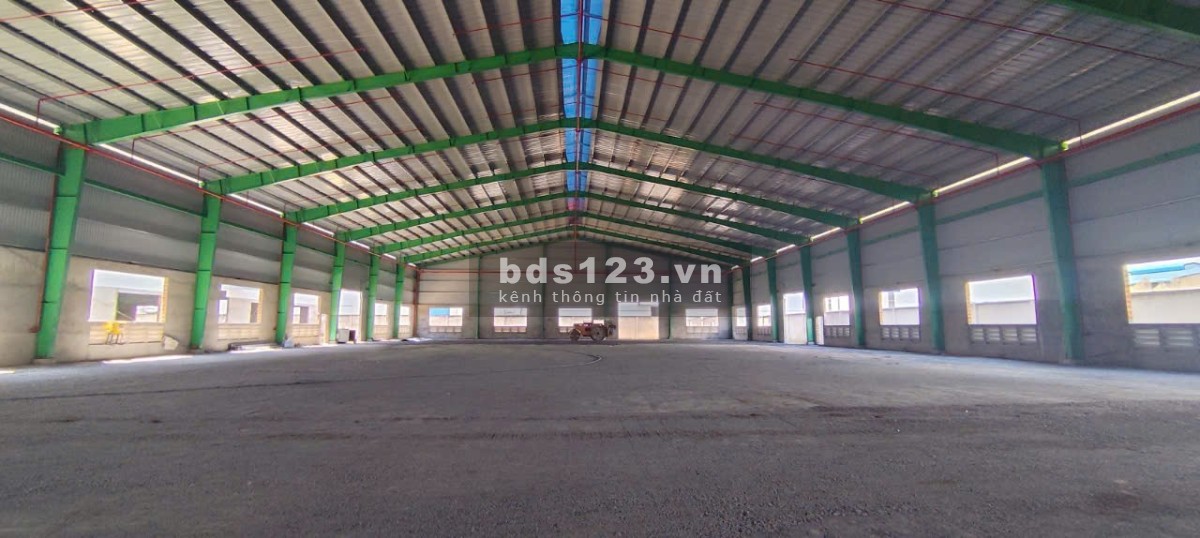 Cho thuê 6600m2 XƯỞNG mới KCN Hải Sơn, Đức Hòa, Long An, Gía :…