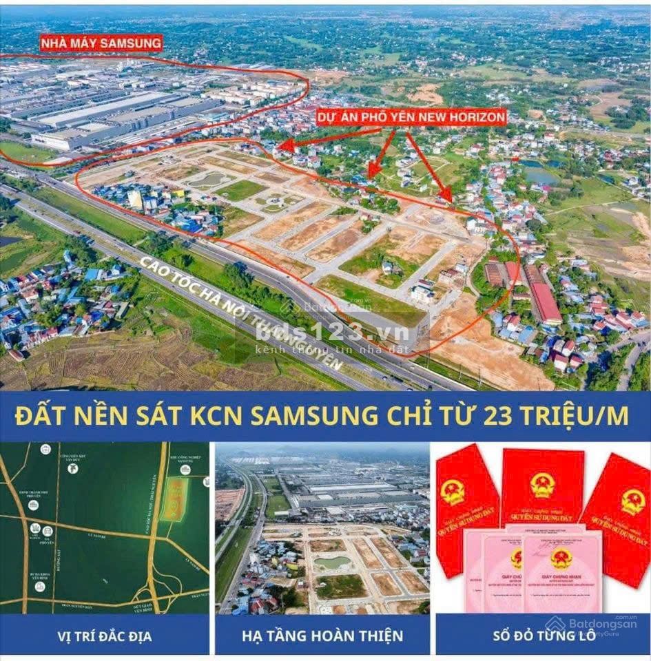 Chỉ 3x tỷ - có ngay Đất Vàng SAMSUNG - Yên Bình NewHorizon