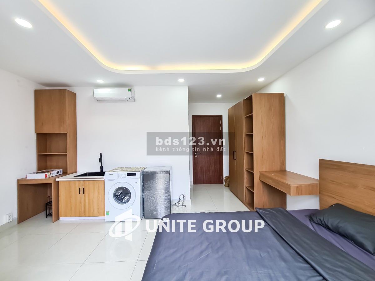 Căn Hộ Studio đầy đủ nội thất cửa sổ ban công ở gần Nguyễn Văn Đậu - gần Chợ Bà Chiểu, Bình Thạnh.