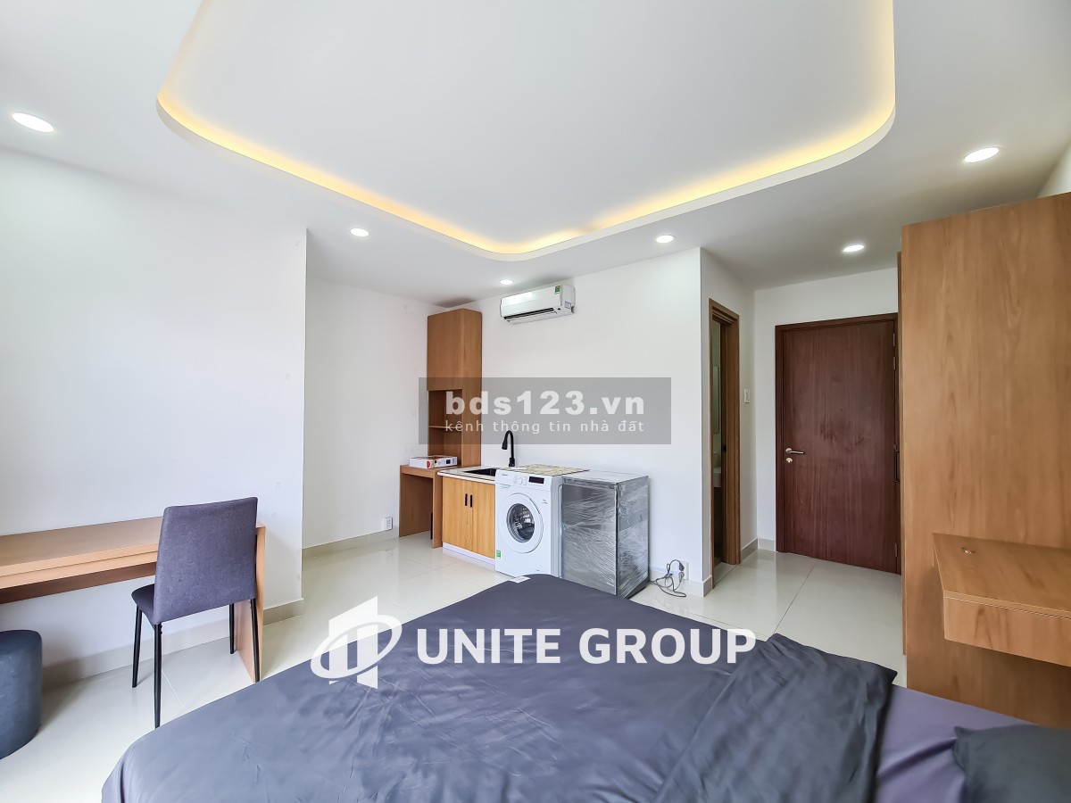 Căn Hộ Studio đầy đủ nội thất cửa sổ ban công ở gần Nguyễn Văn Đậu - gần Chợ Bà Chiểu, Bình Thạnh.