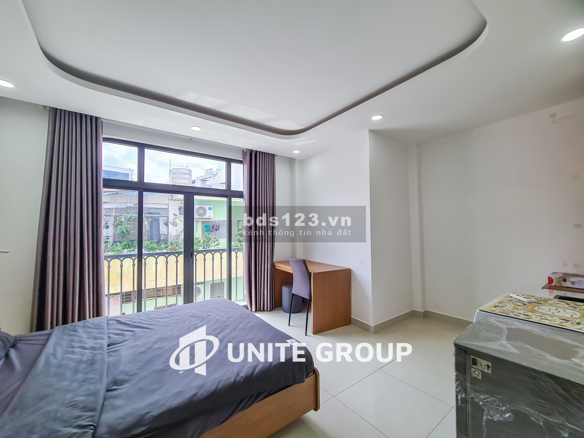 Căn Hộ Studio đầy đủ nội thất cửa sổ ban công ở gần Nguyễn Văn Đậu - gần Chợ Bà Chiểu, Bình Thạnh.