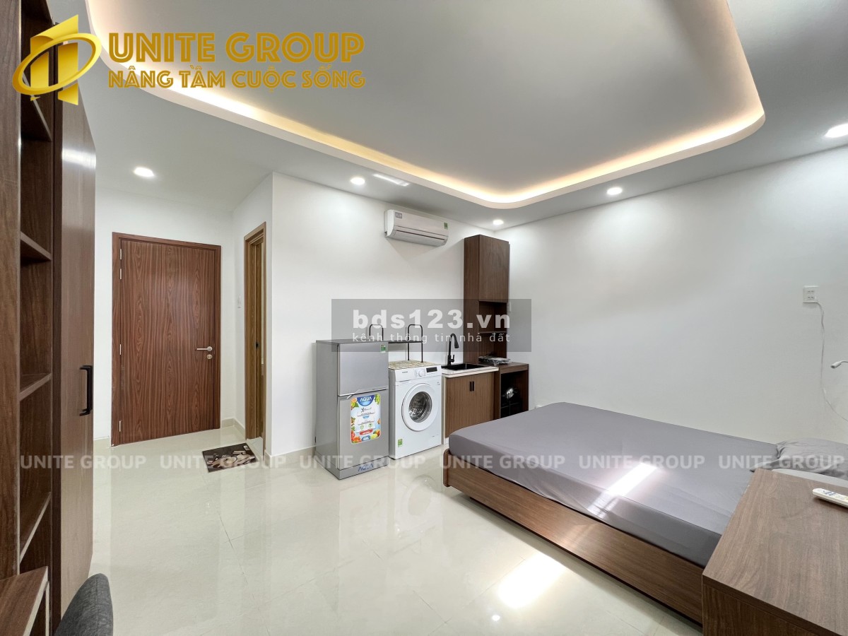 Căn Hộ Studio đầy đủ nội thất cửa sổ ban công ở gần Nguyễn Văn Đậu - gần Chợ Bà Chiểu, Bình Thạnh.