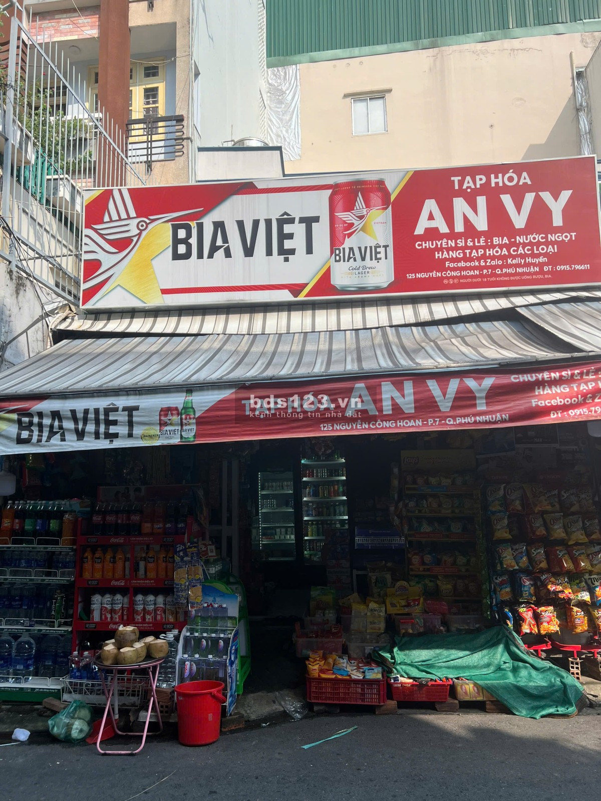 Cho thuê mặt bằng kinh doanh 125 đường Nguyễn Công Hoan, già 8 triệu, DT 25M2 (Không bán đồ ăn)