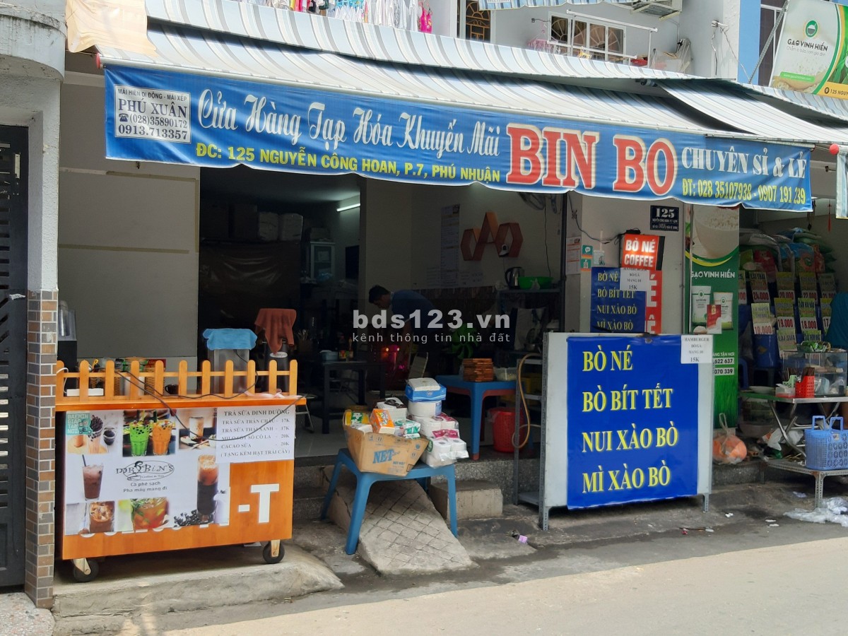 Cho thuê mặt bằng kinh doanh 125 đường Nguyễn Công Hoan, già 8 triệu, DT 25M2 (Không bán đồ ăn)