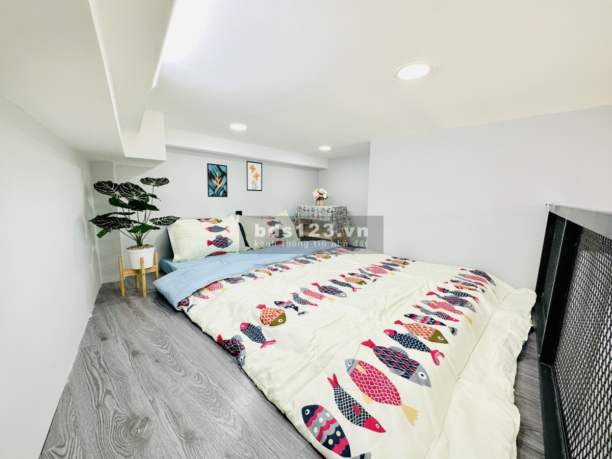 Căn hộ full nội thất cửa sổ đón nắng gác cao ở gần Nguyễn Văn Đậu - gần Chợ Bà Chiểu, Bình Thạnh.