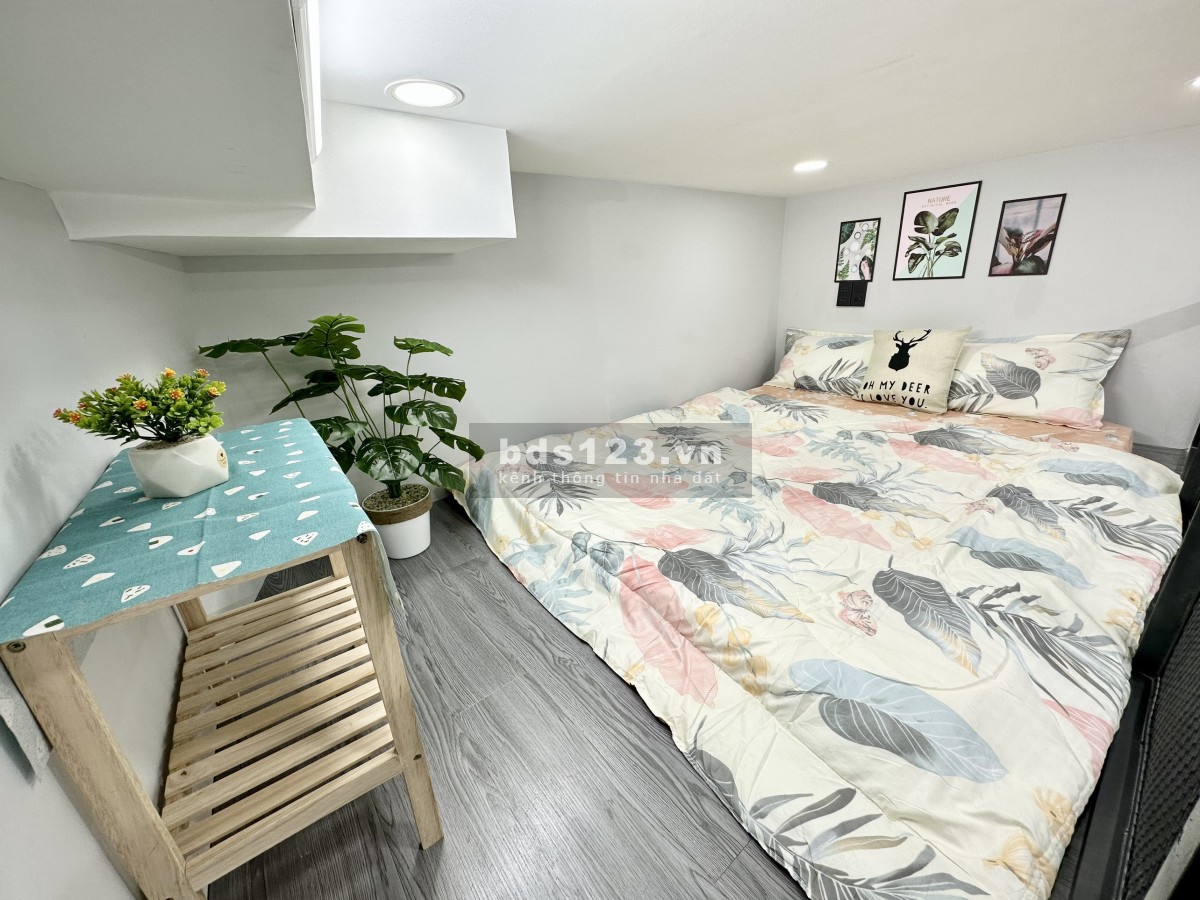 Căn hộ full nội thất cửa sổ đón nắng gác cao ở gần Nguyễn Văn Đậu - gần Chợ Bà Chiểu, Bình Thạnh.