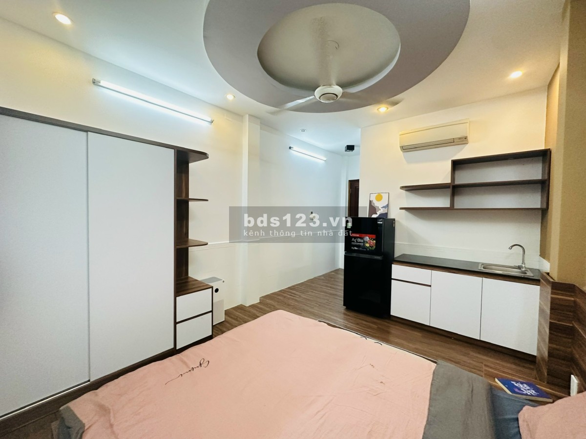 Căn hộ studio cao cấp full nội thất, cửa sổ lớn - Nguyễn Văn Đậu, Chợ Bà Chiểu, Bình Thạnh