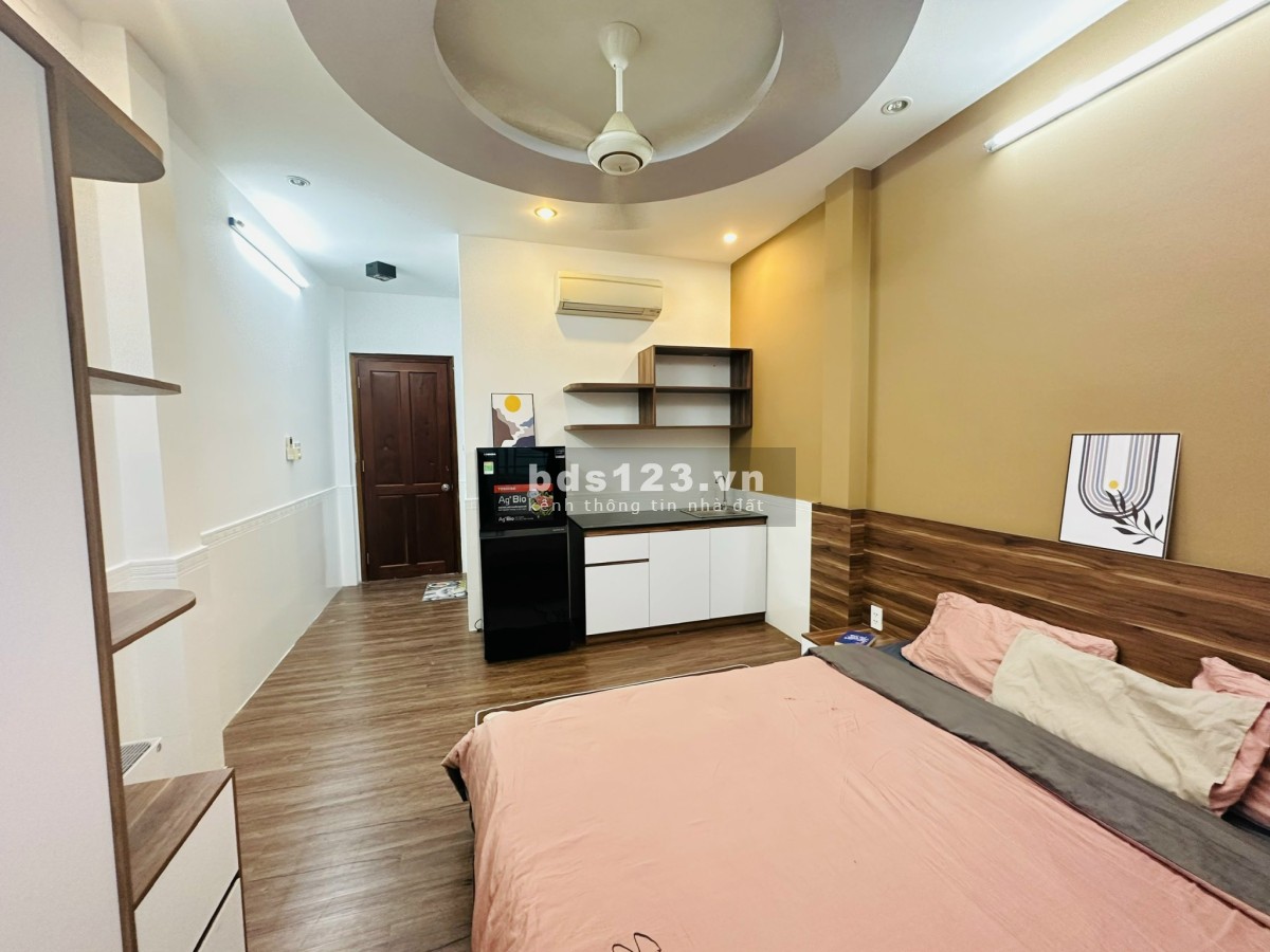 Căn hộ studio cao cấp full nội thất, cửa sổ lớn - Nguyễn Văn Đậu, Chợ Bà Chiểu, Bình Thạnh