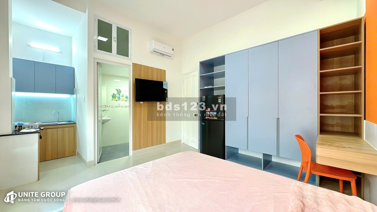 Căn hộ studio có ban công full nội thất quận 8 gần Lotte