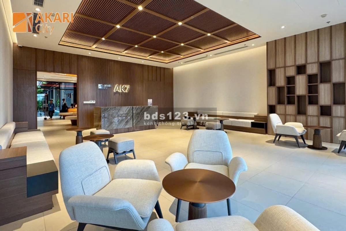 Cho thuê căn hộ Akari mới 100% DT 63m2 2PN Full nội thất cơ bản
