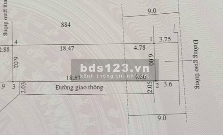 Cần Bán Lô Đất 3 Mặt Tiền Hẻm Đường Lý Thường Kiệt - TP Đông Hà - Quảng Trị