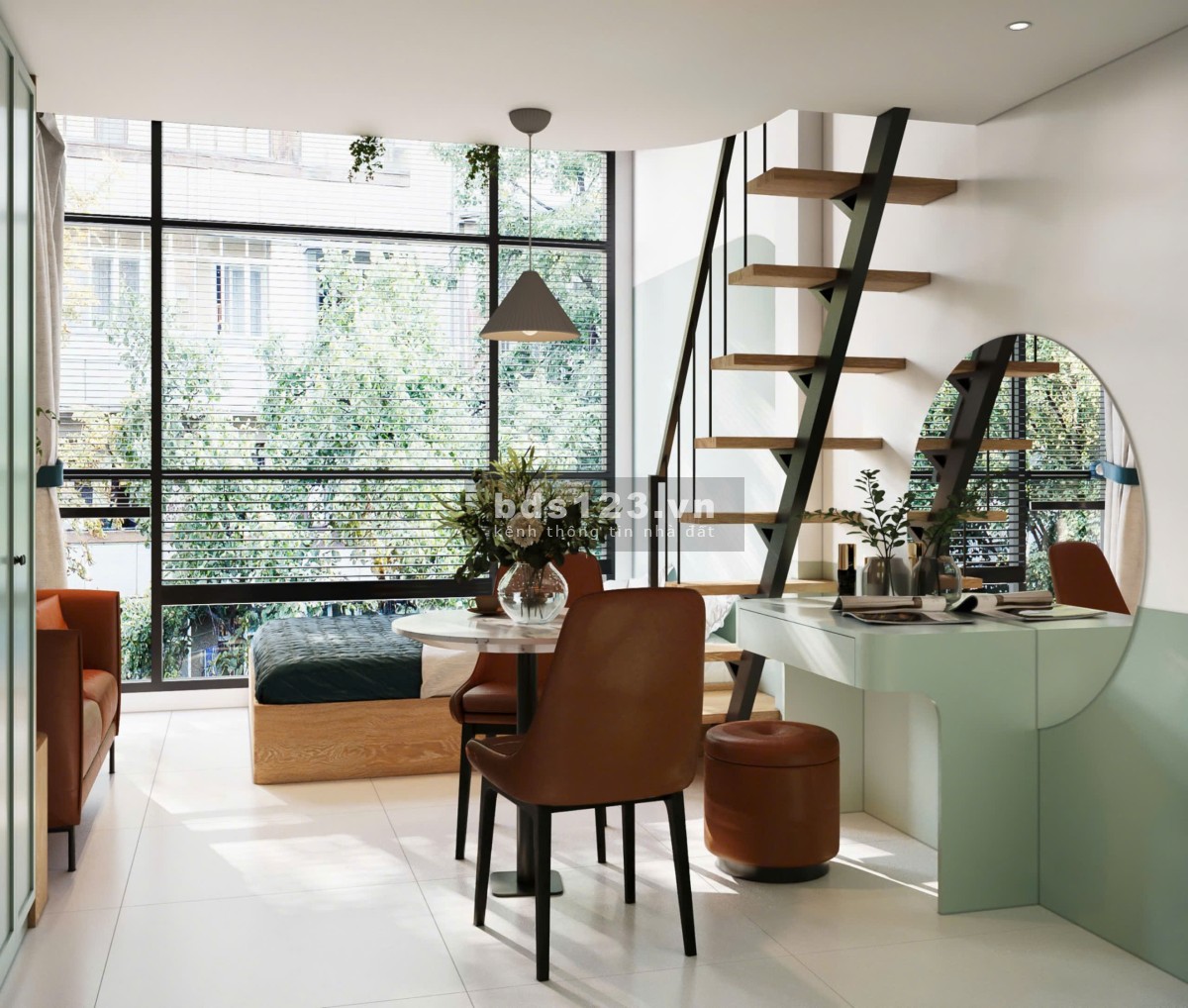 Duplex cửa sổ thoáng mới tinh Trần Xuân Soạn Quận 7