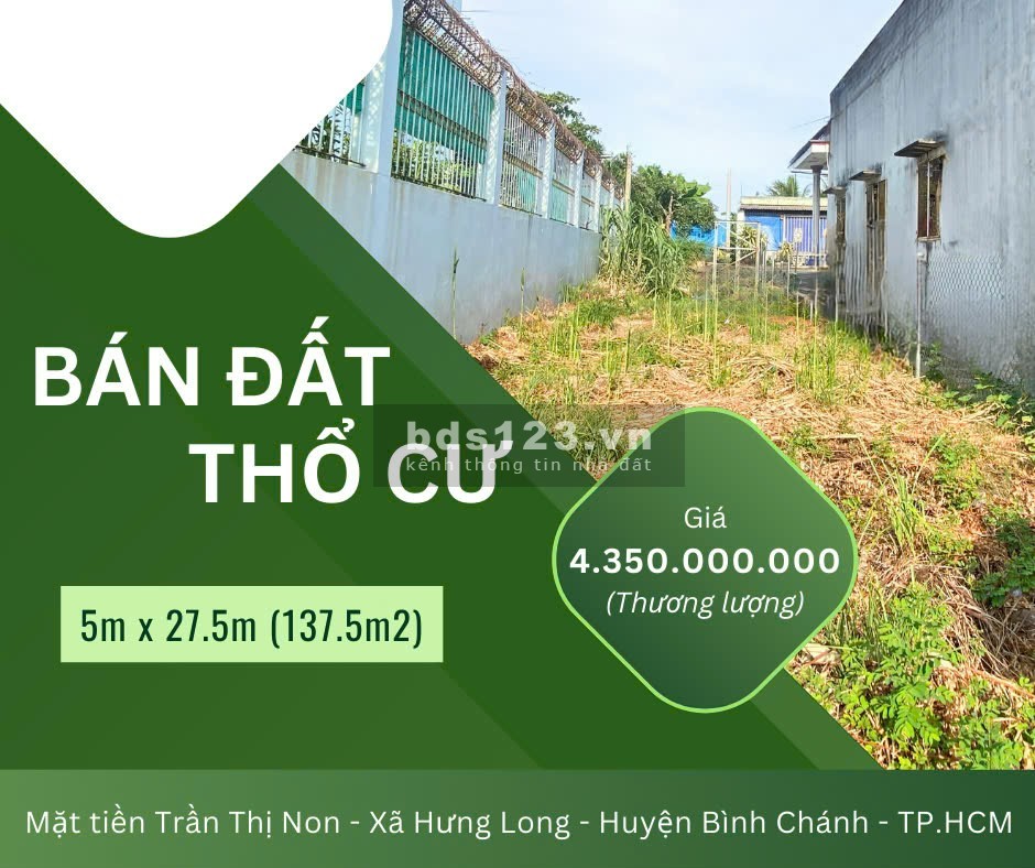 Bán đất thổ cư gần nút giao cao tốc Bên Lức - Long Thành