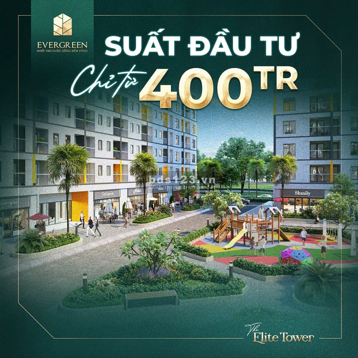 Suất đầu tư chỉ từ 400 triệu - sở hữu CĂN HỘ DÒNG TIỀN tại toạ độ vàng liền kề 5 KCN lớn