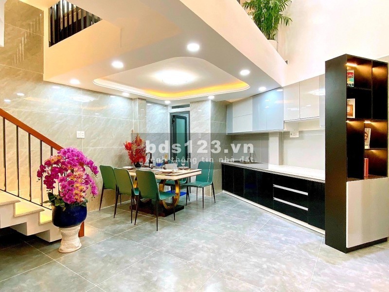 46m2 - 4 tầng full nội thất - Nở hậu - Hẻm 5m - 4.99 tỏi