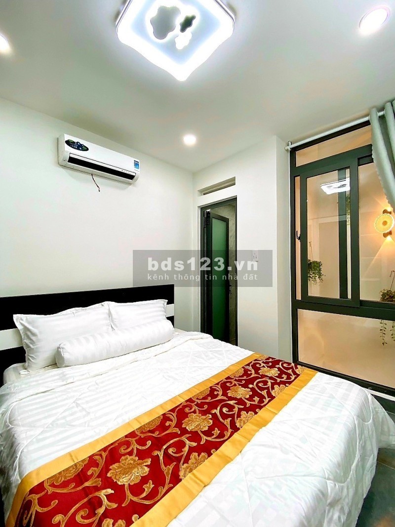 46m2 - 4 tầng full nội thất - Nở hậu - Hẻm 5m - 4.99 tỏi