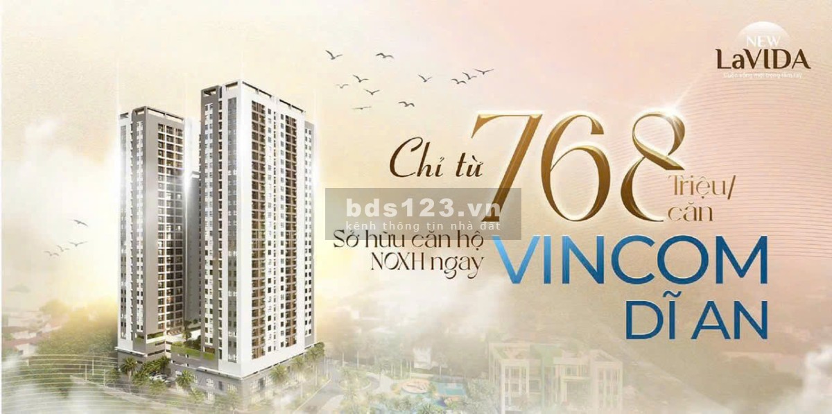 New Lavida - Căn hộ tiêu chuẩn cao cấp duy nhất cao 30 tầng, thanh toán 150 triệu (20%)