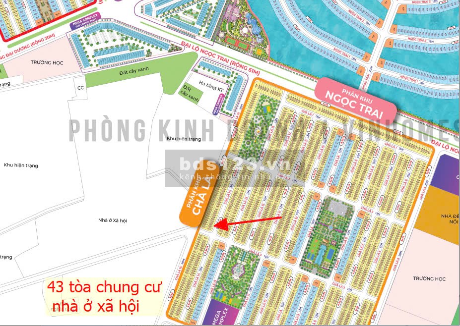 Bán liền kề 63m đối diện 43 tòa chung cư, đối diện khu Vip nhất Vinhomes Ocean Park 2 giá 7,9 tỷ