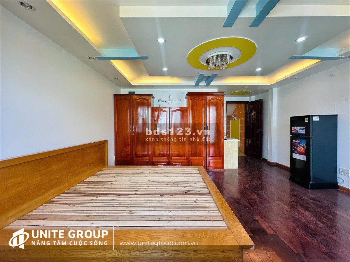 Cho thuê căn hộ studio 35m2 có ban công full nội thất tại KDC Phú Mỹ giá chỉ 5tr5